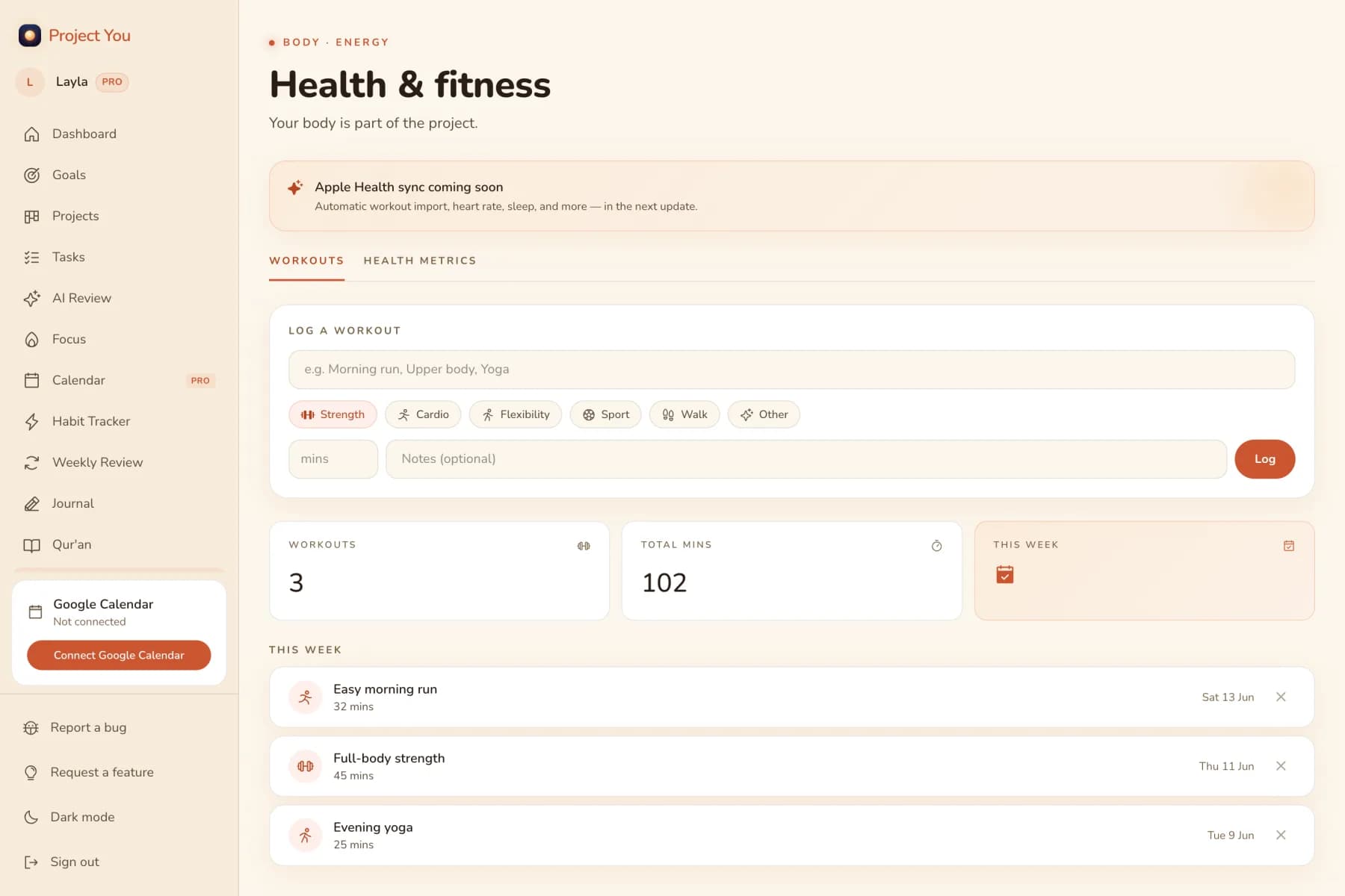 Project You — Health